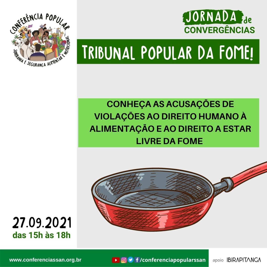Tribunal popular da FOME!